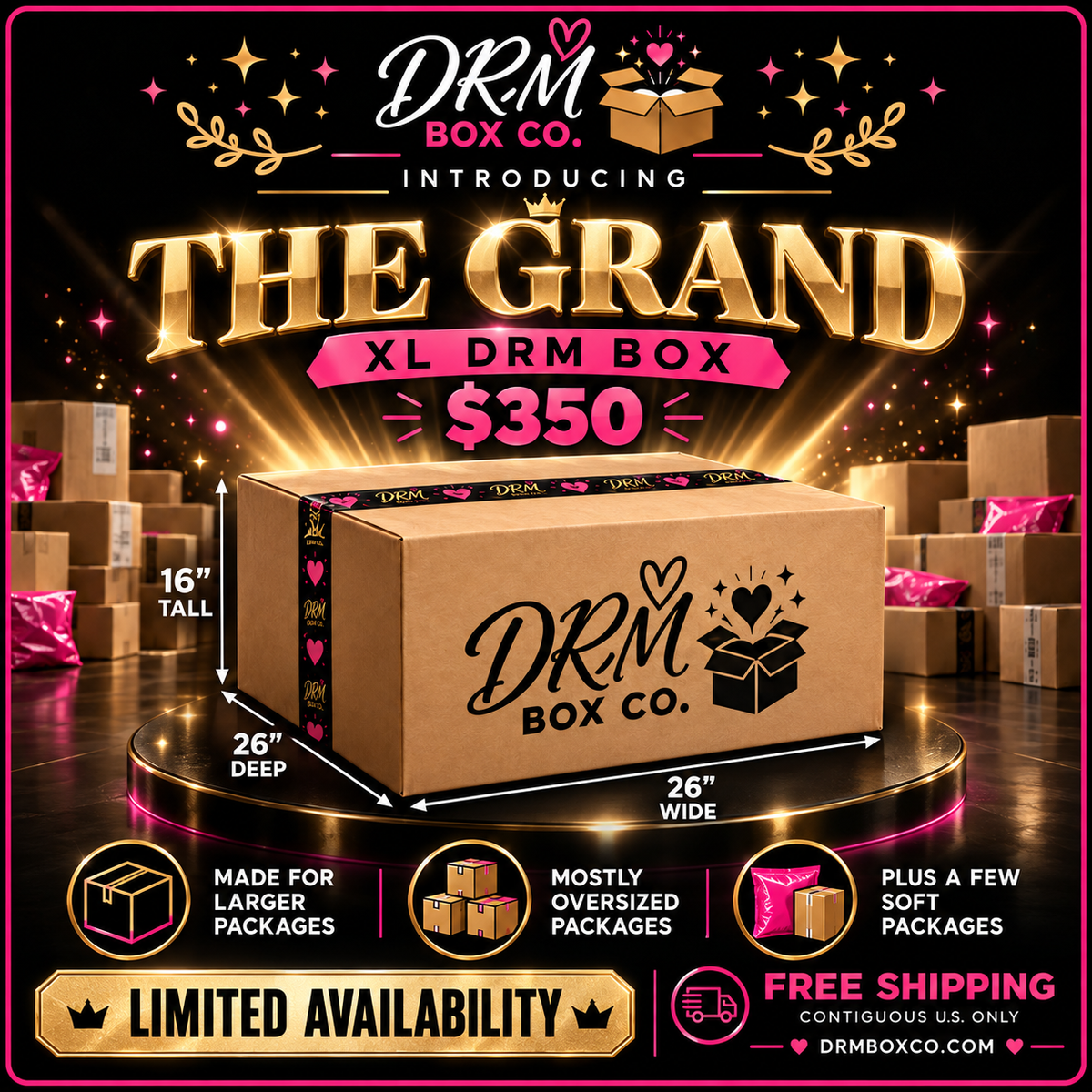 The Grand – XL DRM Box | Limited Availability