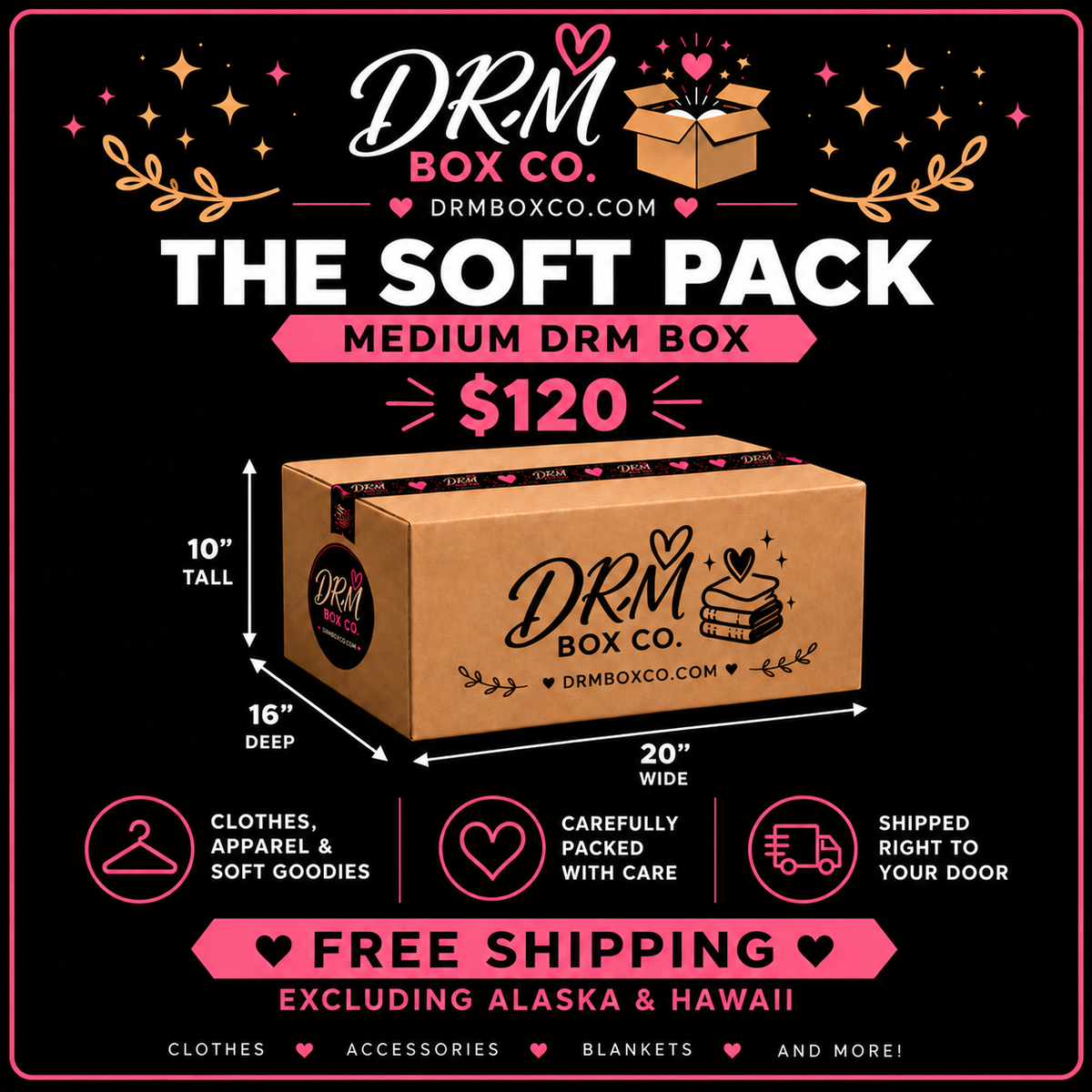 The Soft Pack - Medium DRM Box