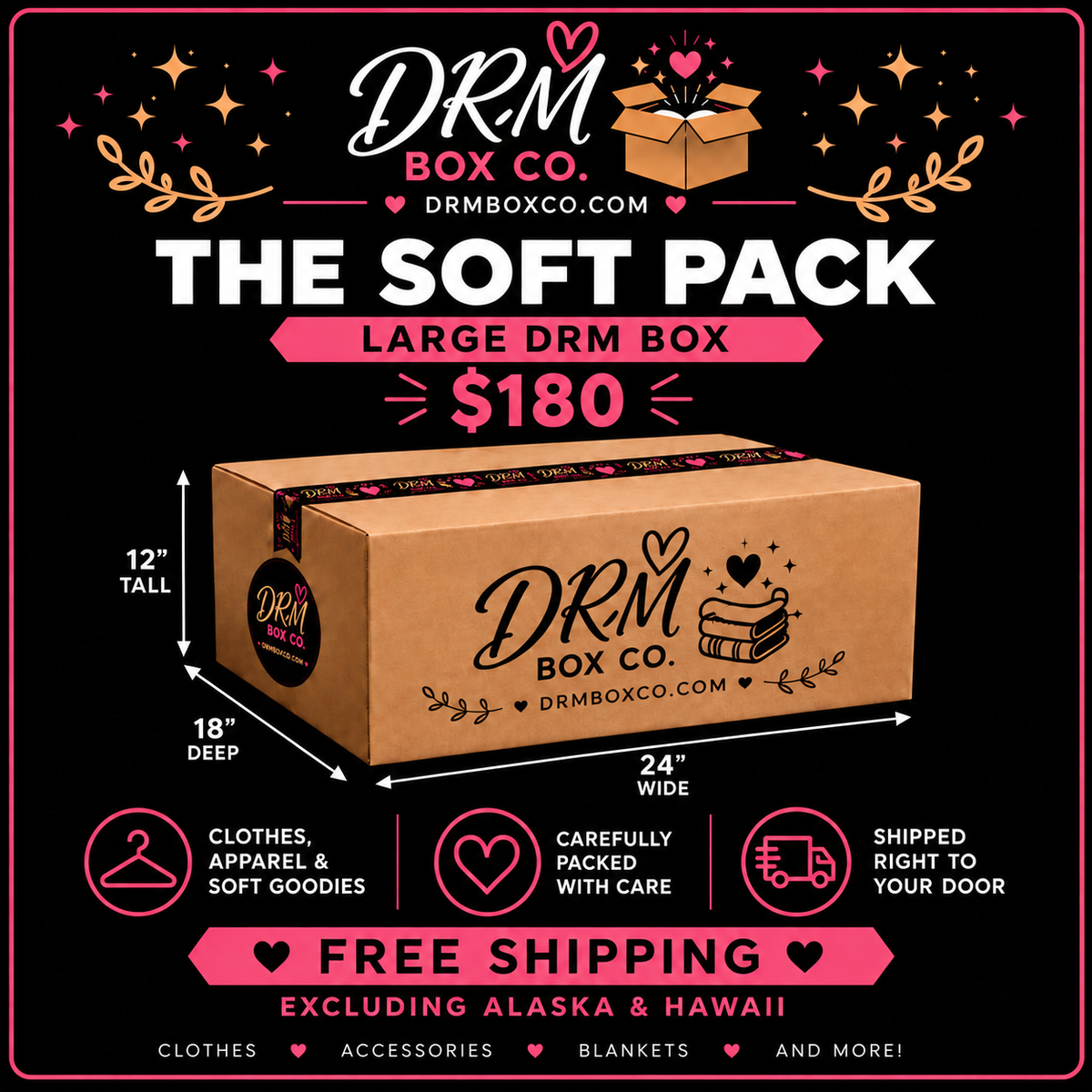 The Soft Pack – Large DRM Box